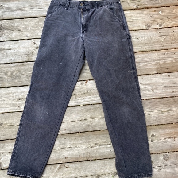 Vintage Cahrhartt Carpenter Pants B12 ONX Size 34 - Picture 6 of 7